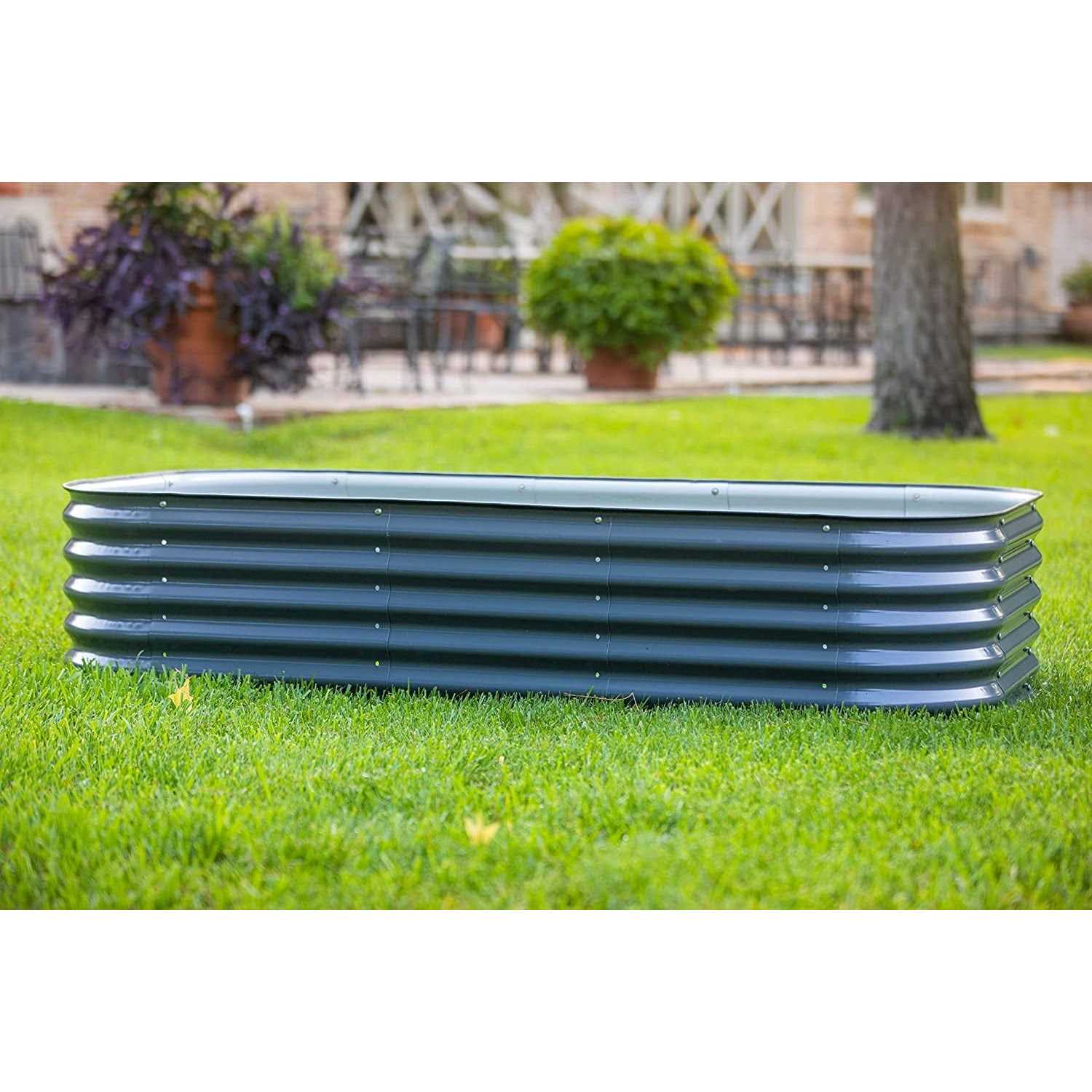 Vego Garden 17 Tall 9 In 1 Modular Metal Raised Garden Bed Kit