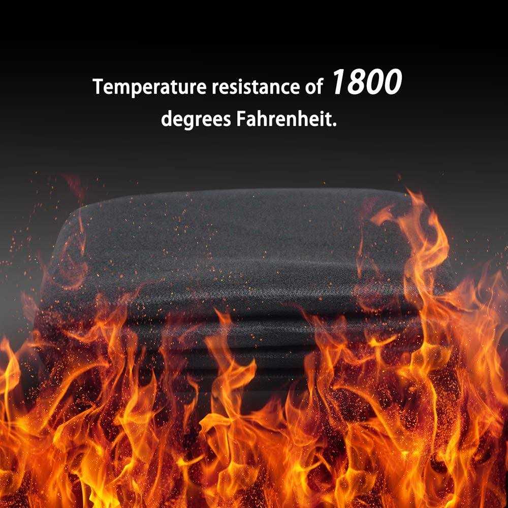 HANSWAY High Temp 18X24X1/4&” 6MM Felt Carbon Fiber Welding Blankets