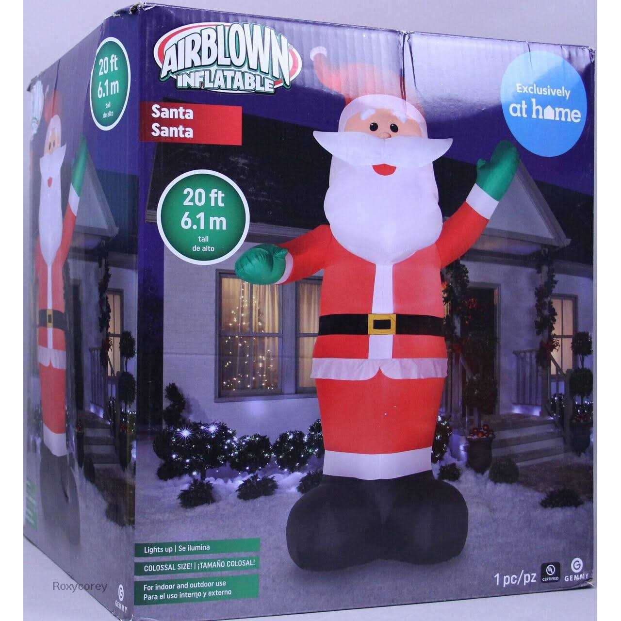 At Home Iatable Colossal Waving Santa 20