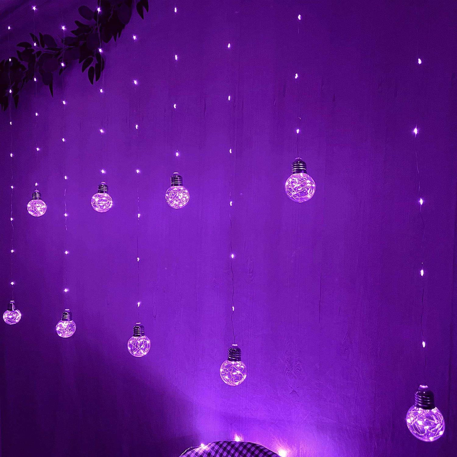 Yolight Wishing Ball Curtain Lights 200 LED Window Curtain Lights with Remote