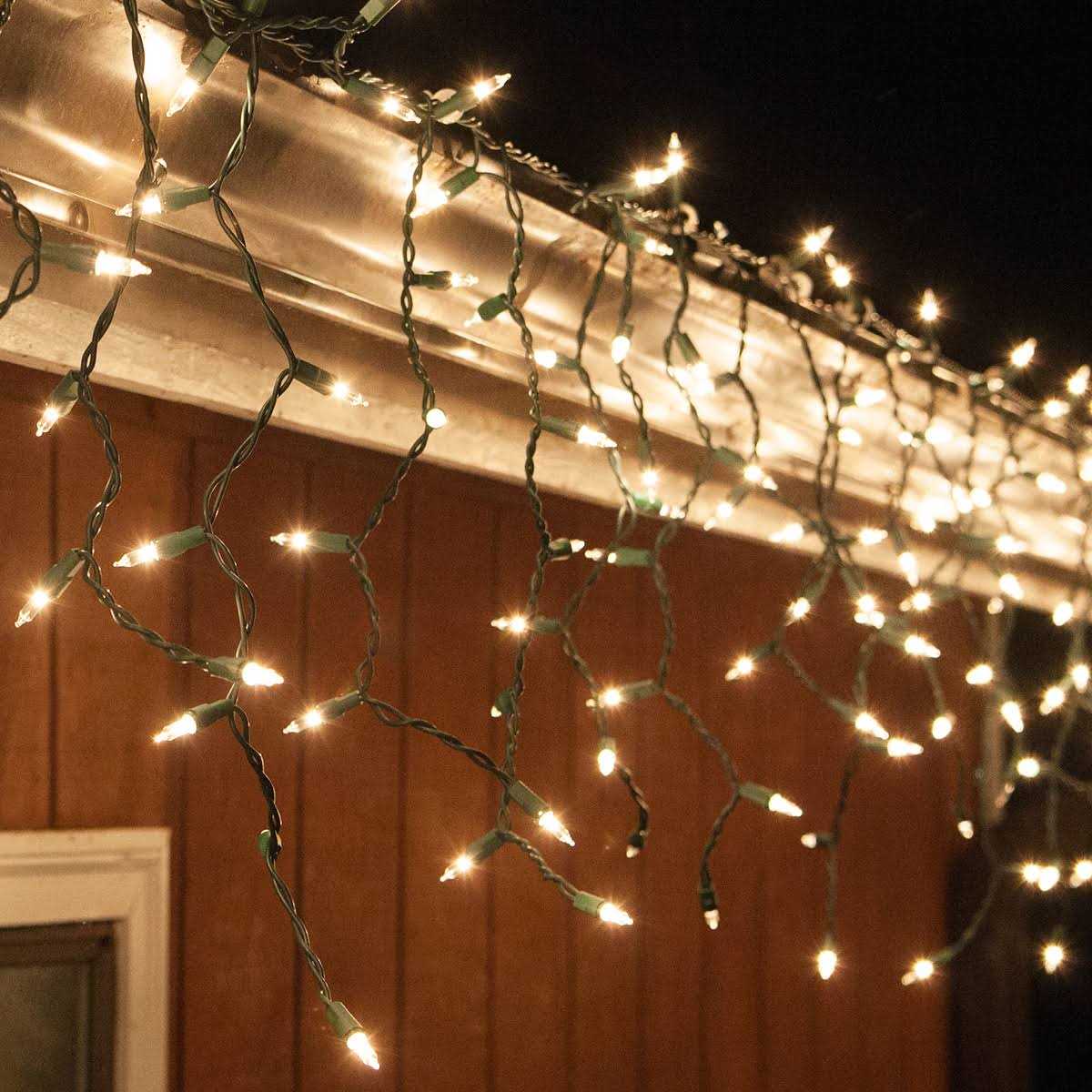 100 Clear Icicle Lights