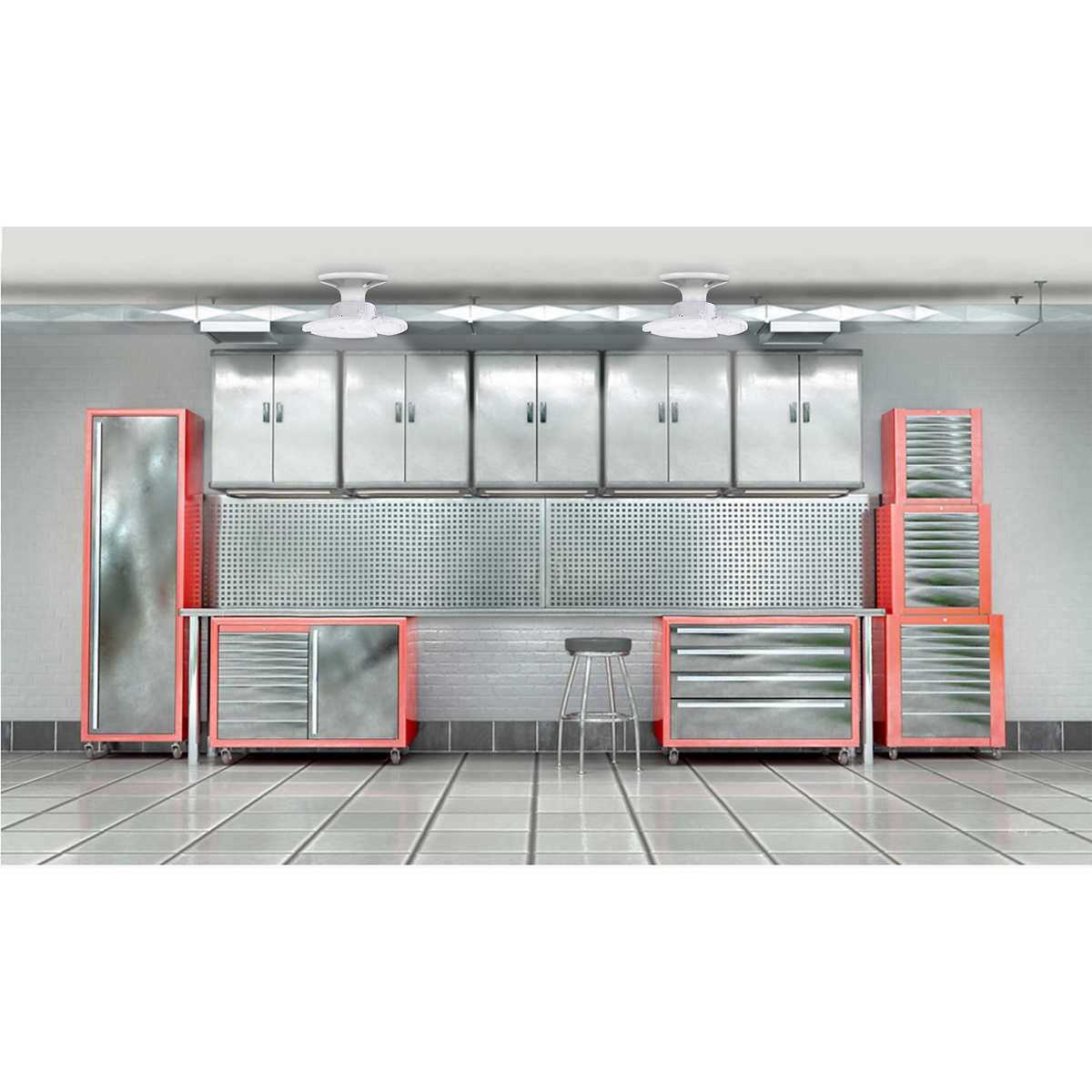 3-panel LED Garage Light