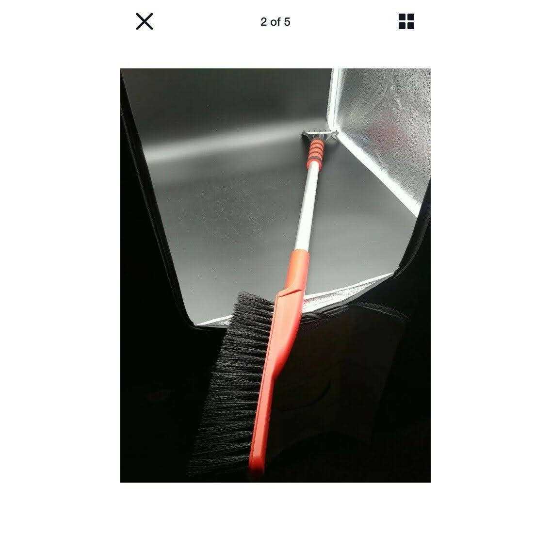 Auto Drive 35 inch Winter Driving Snow Brush with Scraper