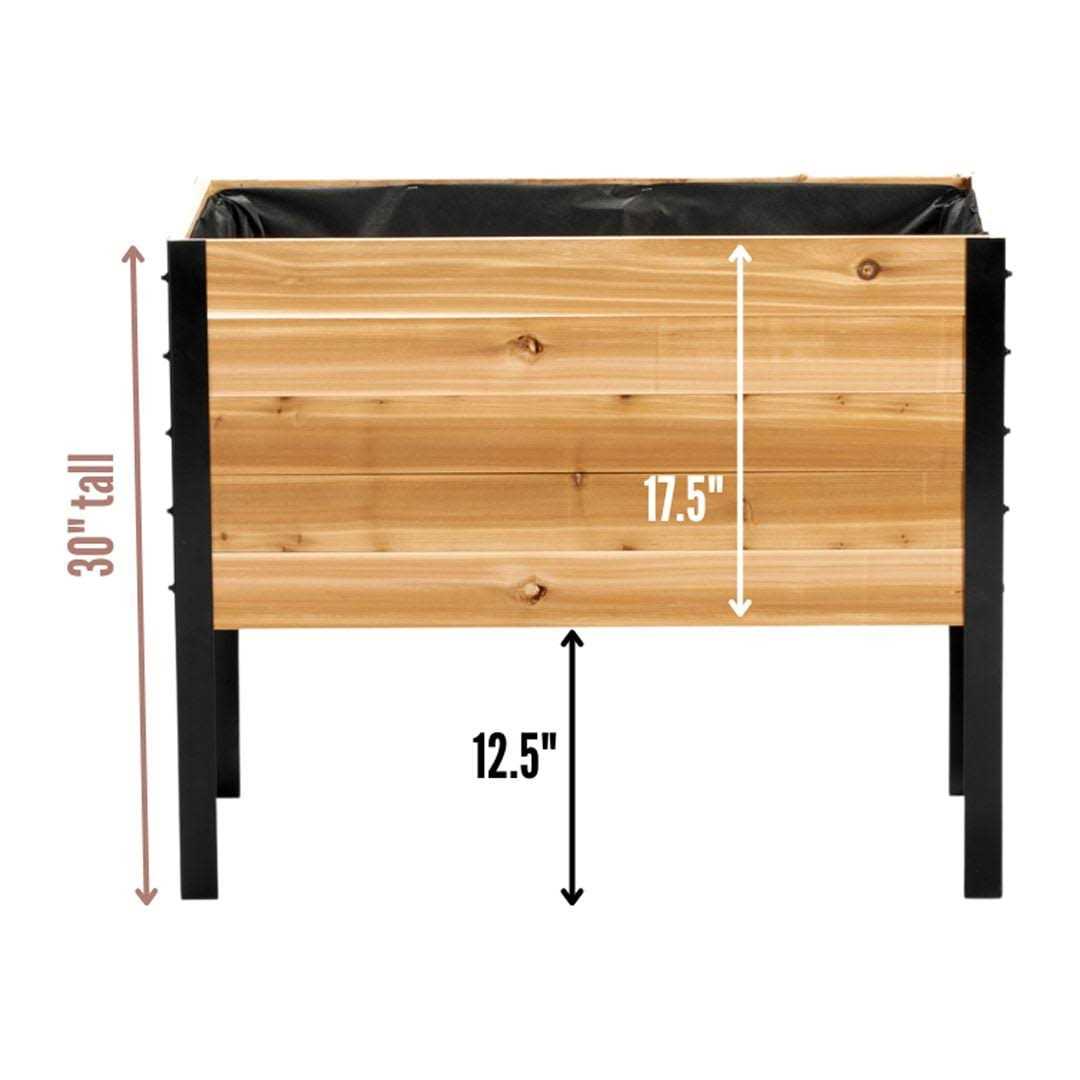 Cedar Planters Cedar 18 x Raised Garden Bed