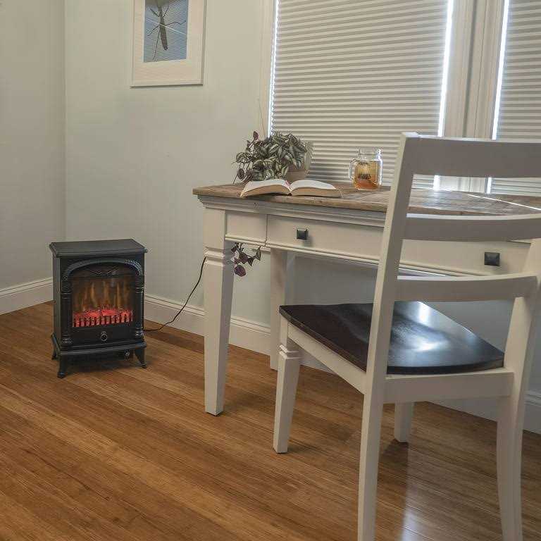 Comfort Zone Czfp4 Electric Fireplace Stove Heater