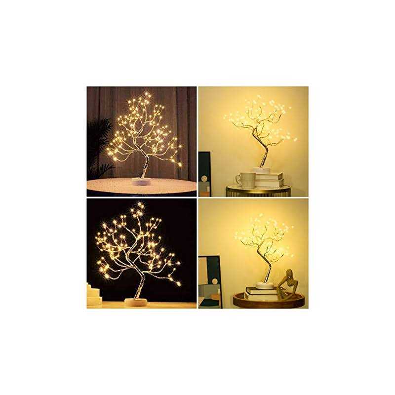 108 LED Sparkly Fairy Spirit Tree Lamp Remote Control DIY Artificial Tree Lamp