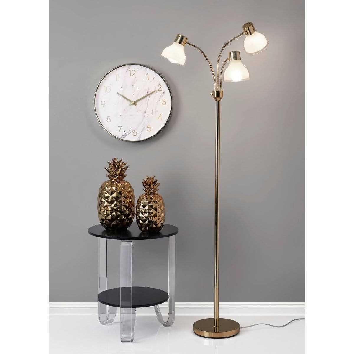 Adesso Presley 3 Arm Floor Lamp