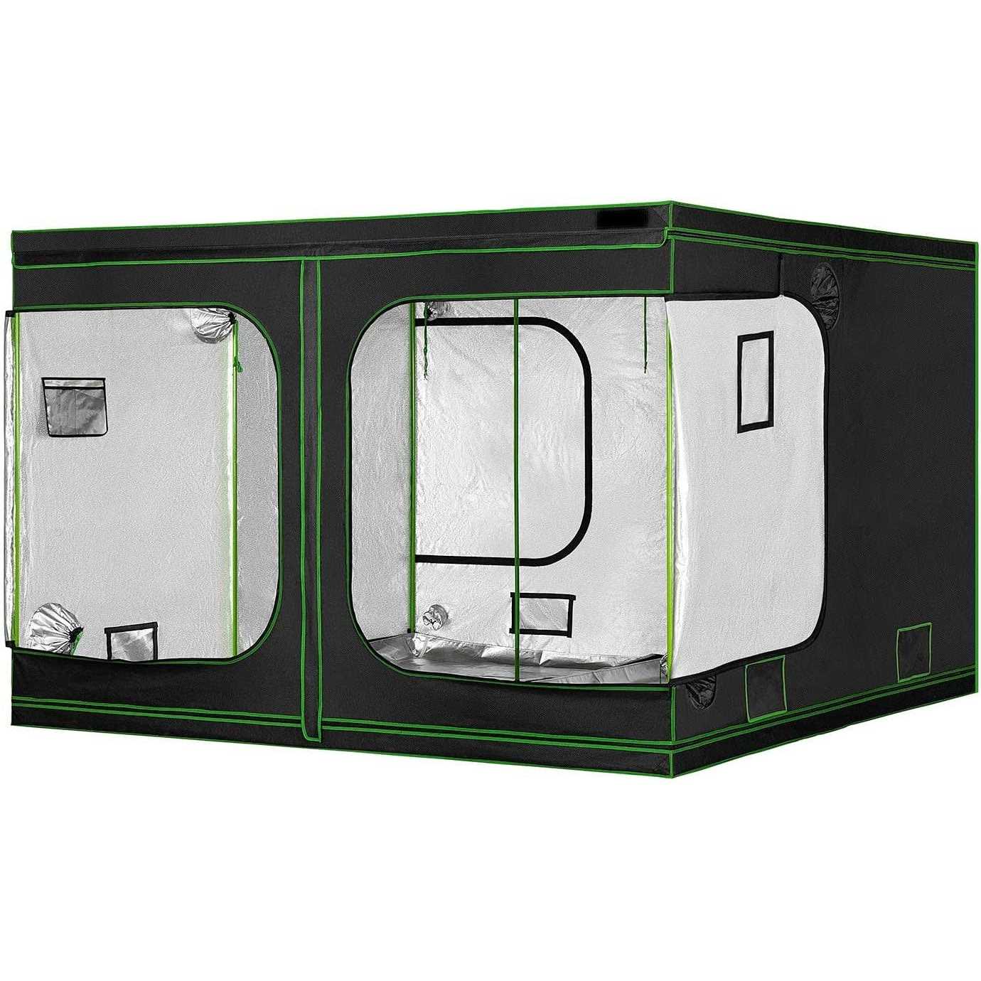 VEVOR Grow Tent Hydroponics Mylar Grow Room with Observation Windows and Removable Floor Tray