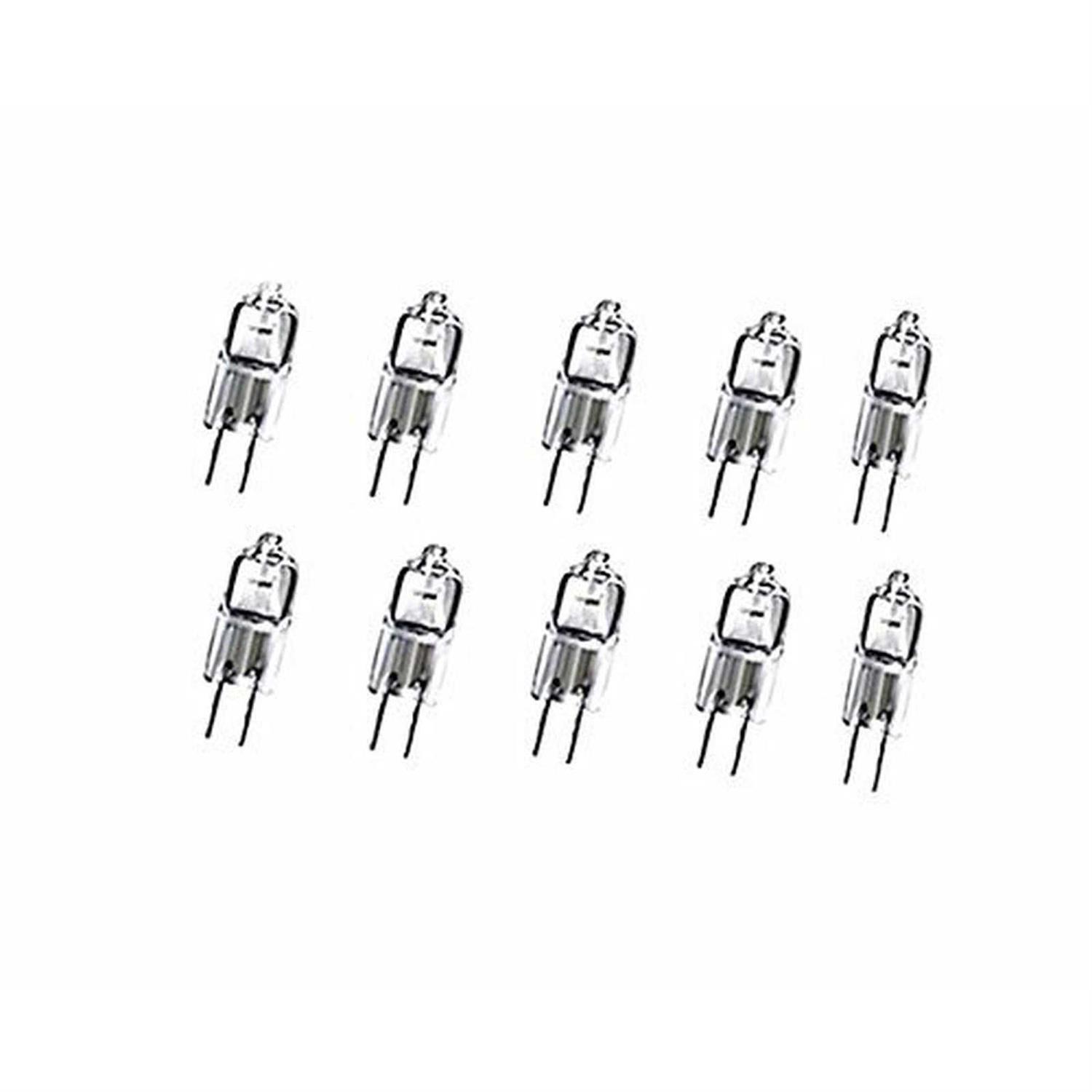 VSTAR 10 Watt T3 G4 Base 12 Volt 2500 Hours Light Bulb 10W 12V 2900K Landscape,10 Pack