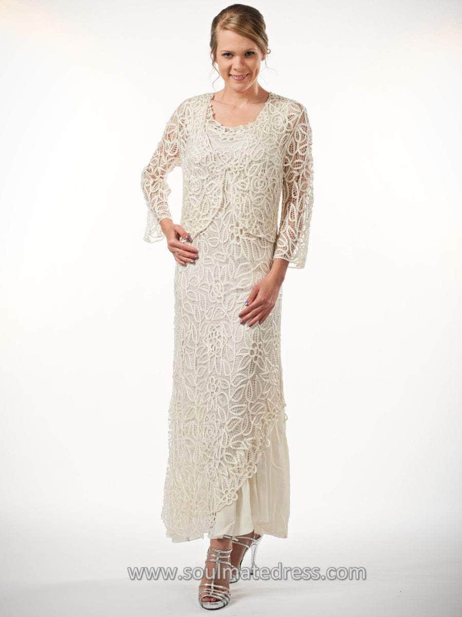 Two Piece Bolero Jacket And Dress Set