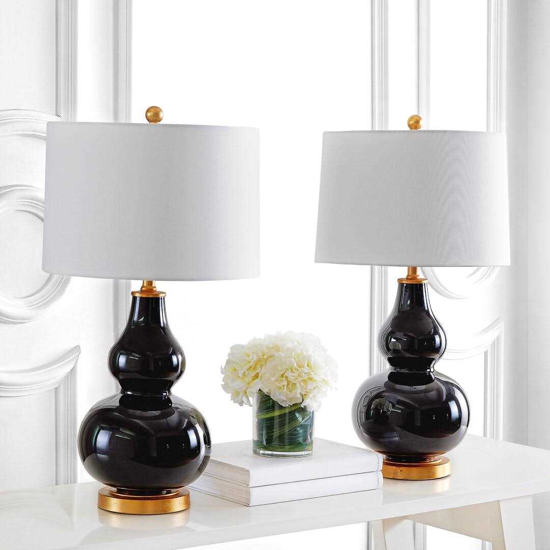 Tamara 29×22 Table Lamp Set House of Hampton Base
