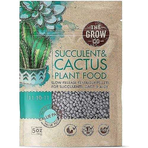 The Grow Co Succulents & Cactus Plant Food Gentle Long Lasting Formula