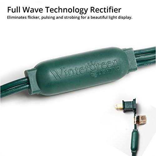 Wintergreen Lighting C7 OptiCore Commercial LED Christmas String Lights