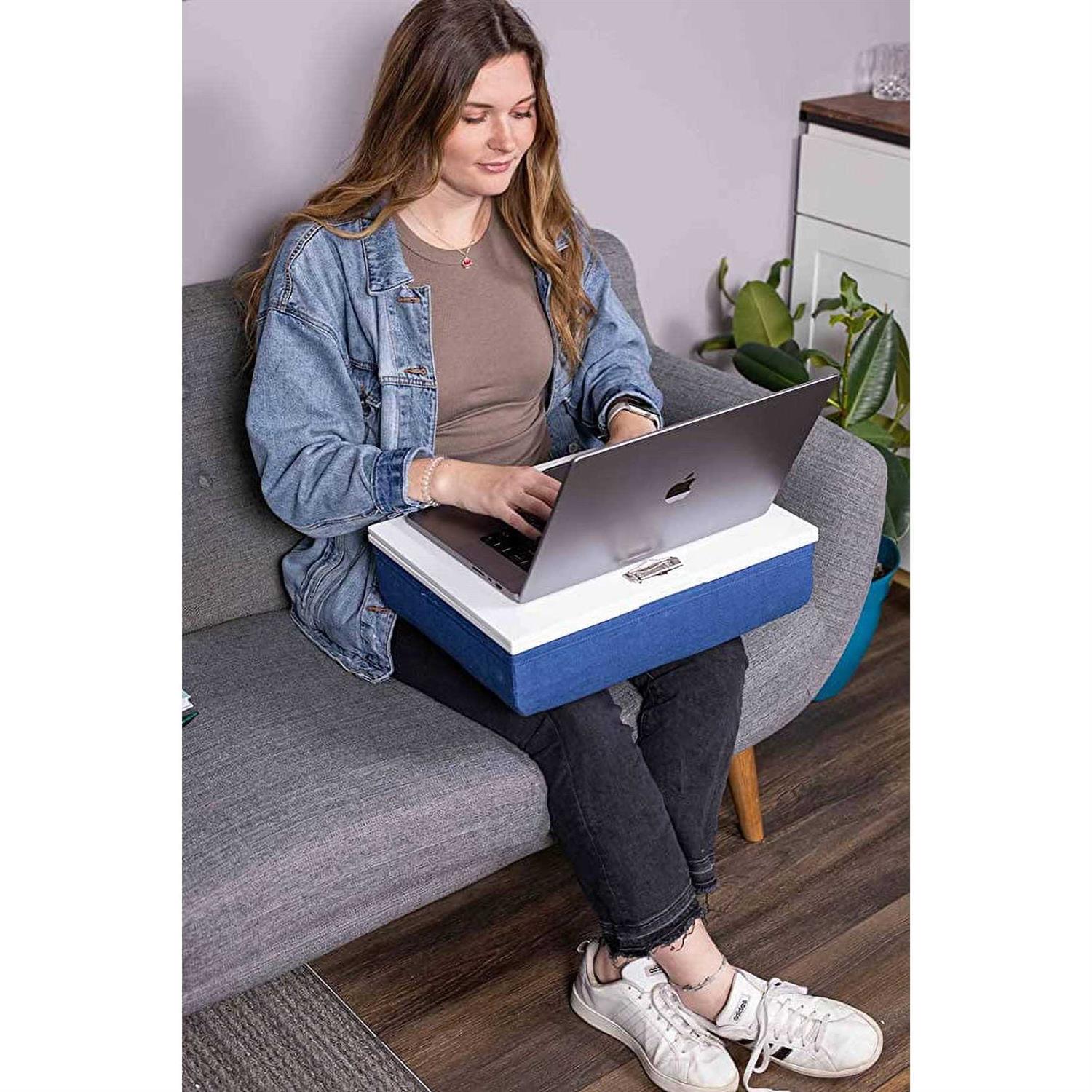BIRDROCK HOME Lap Desk with Storage and Cushion
