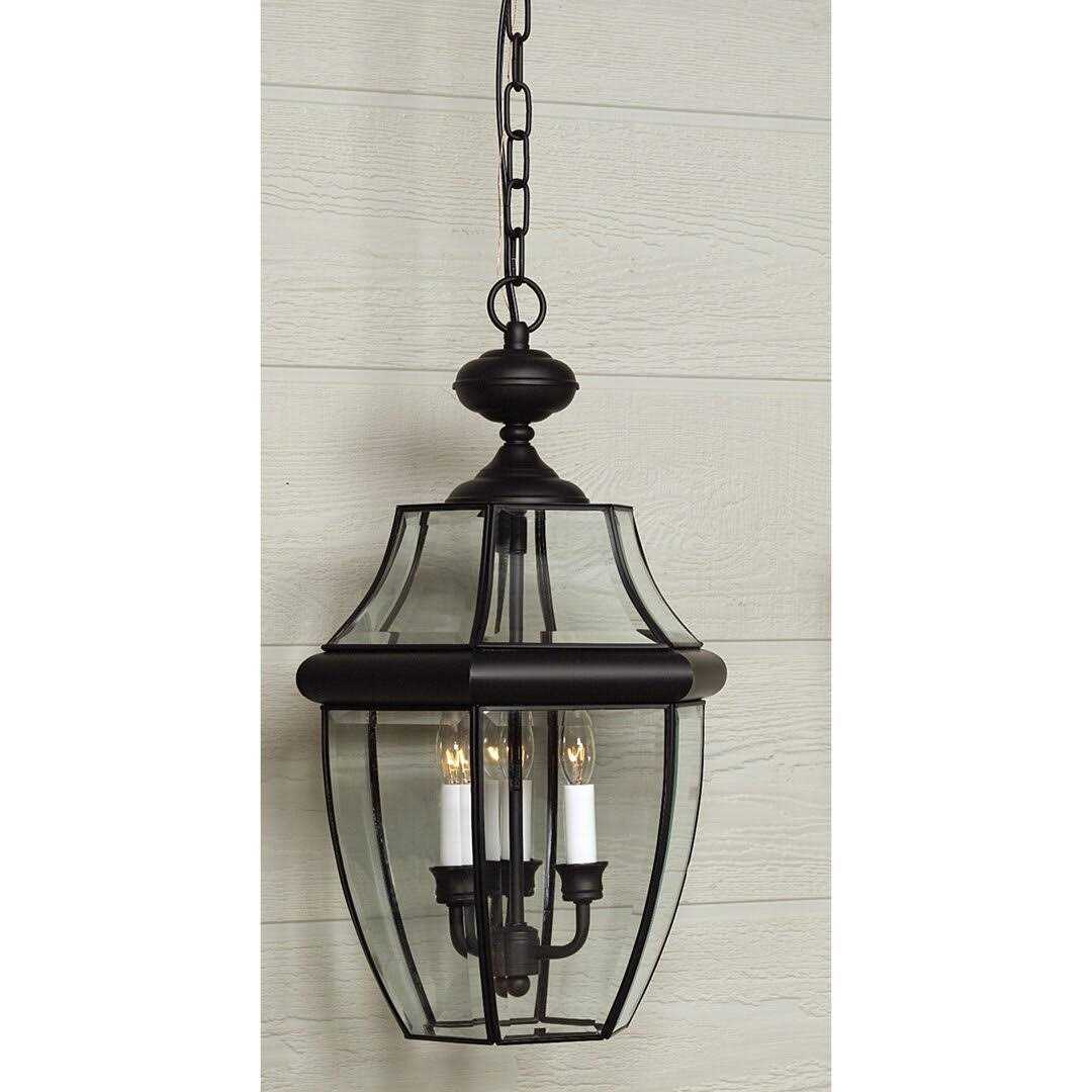 Washington Mews 3 -Bulb 21 H Outdoor Hanging Lantern Charlton Home Fixture Finish