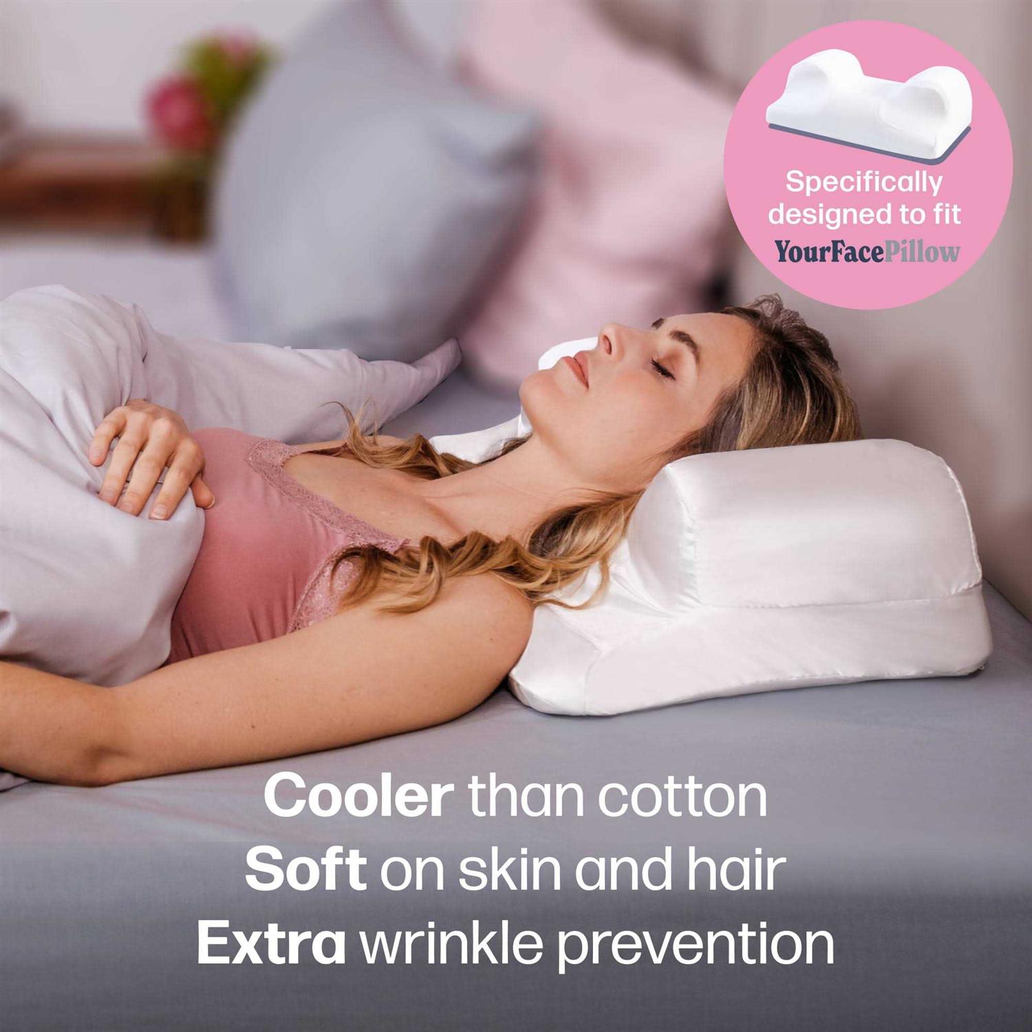 Yourfacepillow Beauty Pillow Anti Wrinkle & Anti Aging Back Sleeping Pillow