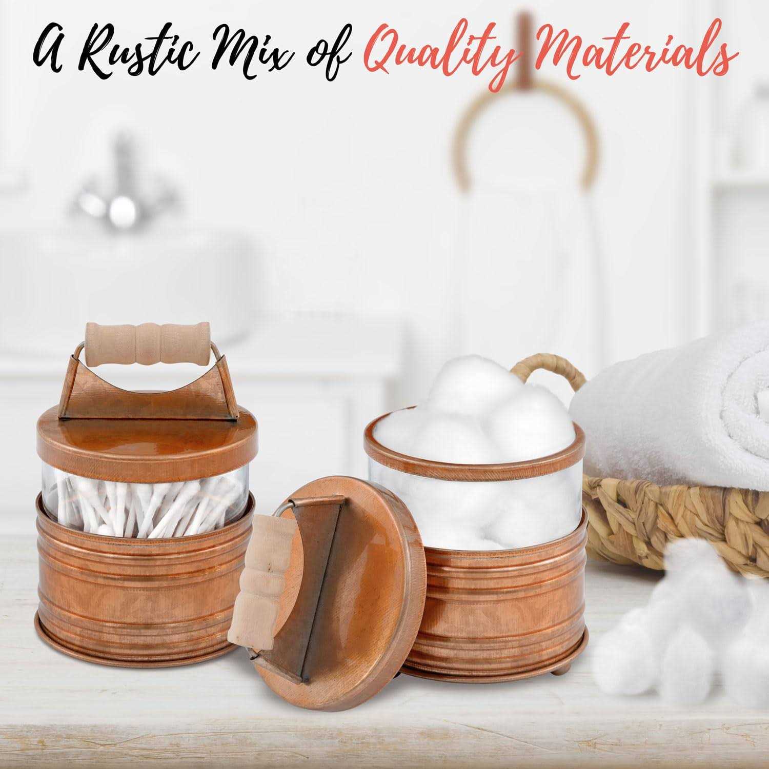 4 Piece Bathroom Accessory Set Autumn Alley