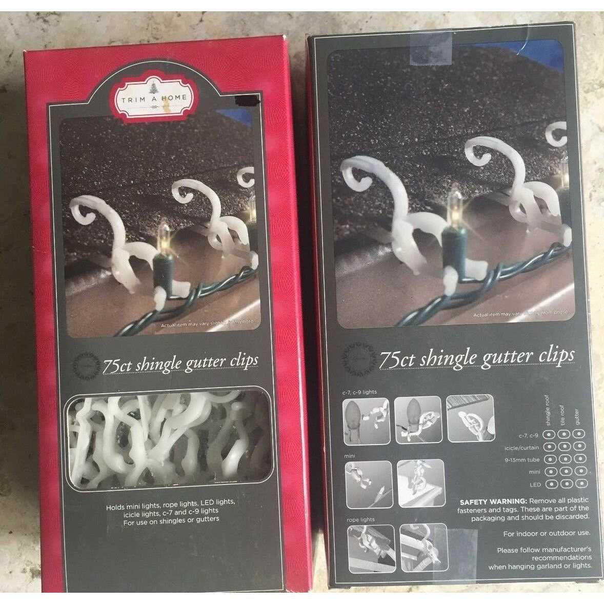 75 Count Holiday Clips Home Accents Holiday