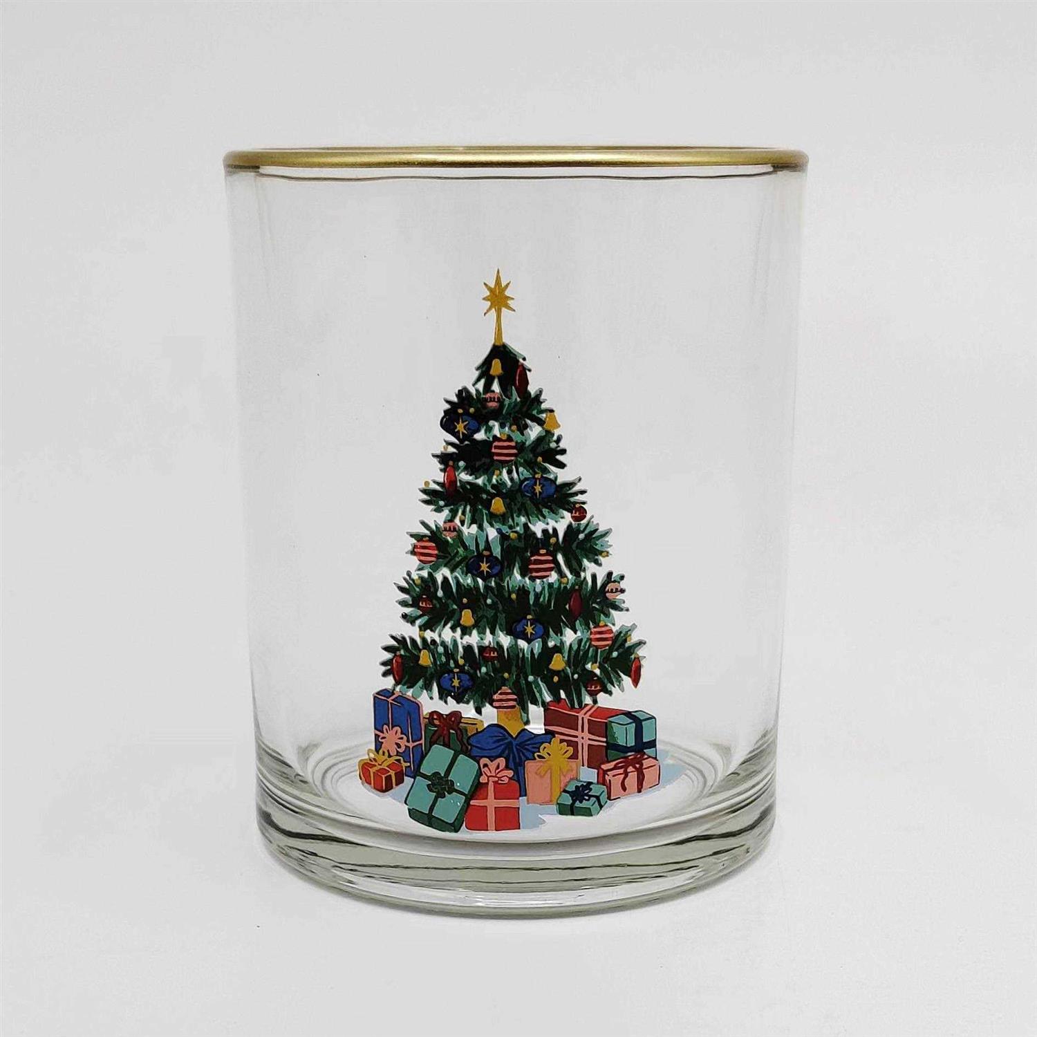 Threshold 13.8oz Christmas Glass Tree Tumbler