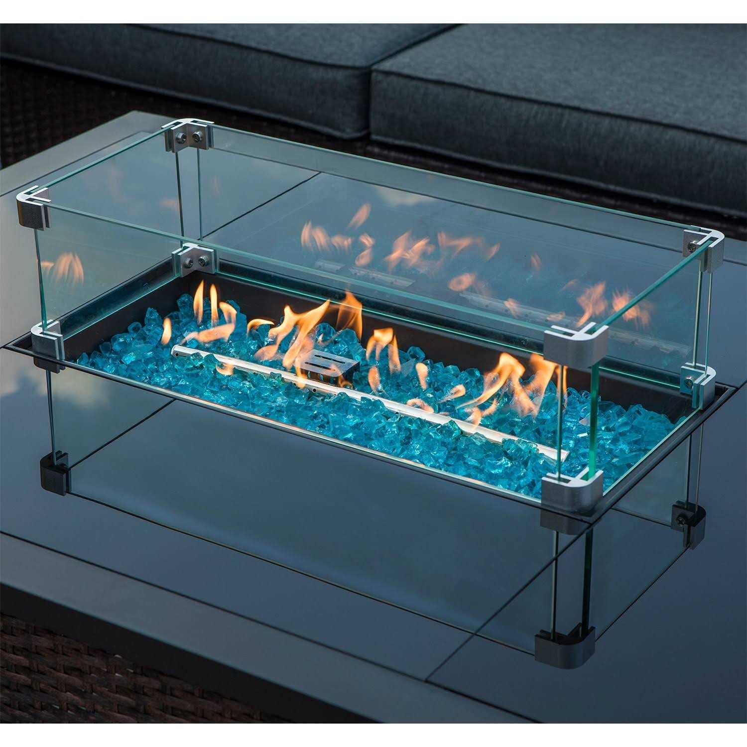 Tempered Fire Pit Flame Guard COSIEST