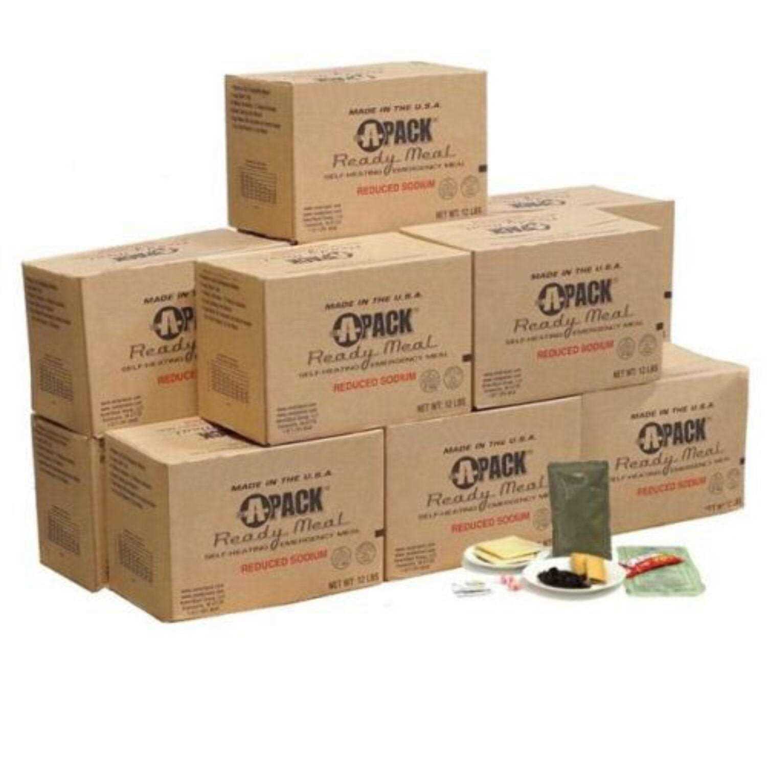 A-pack Reduced Sodium Self-Heating Emergency Meal