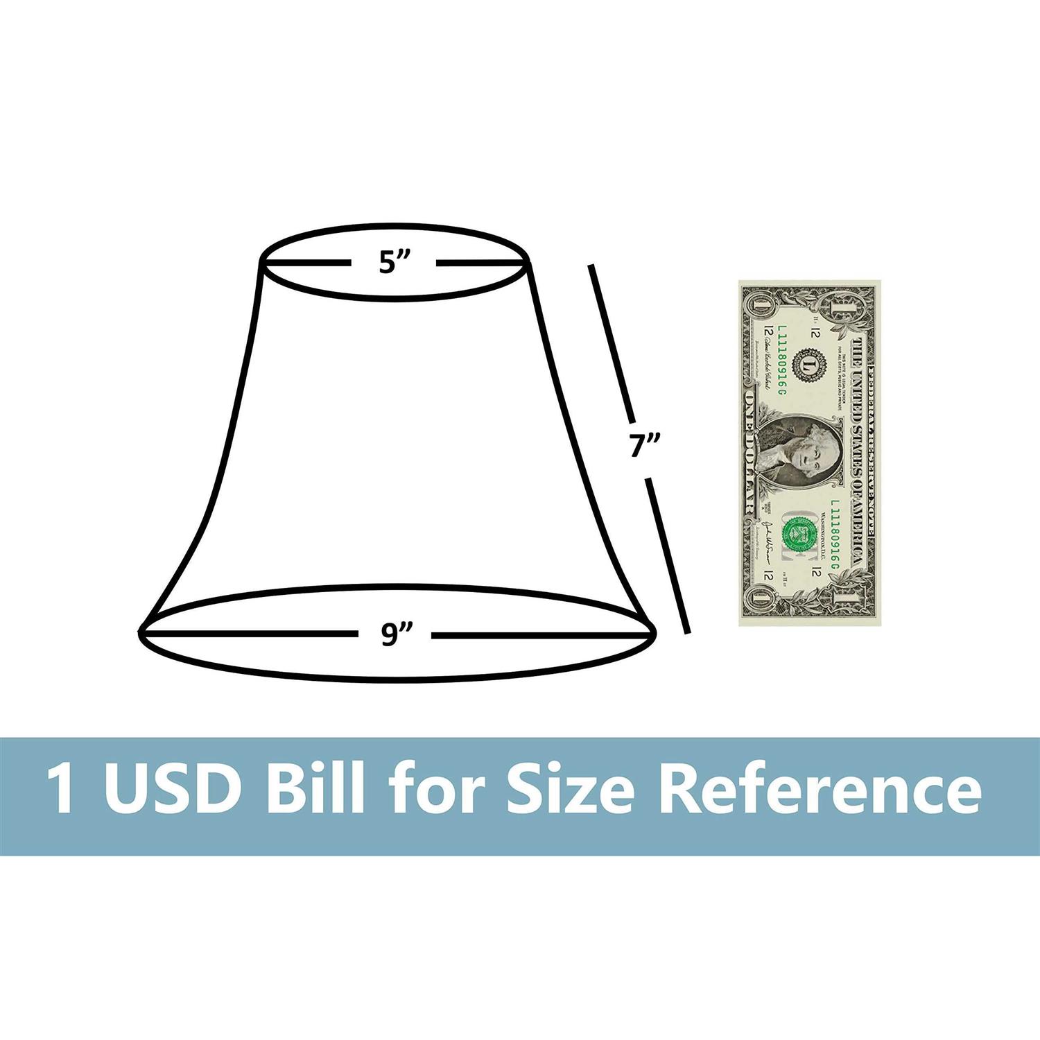 Urbanest Silk Bell Lamp Shade 5x9x7 inch