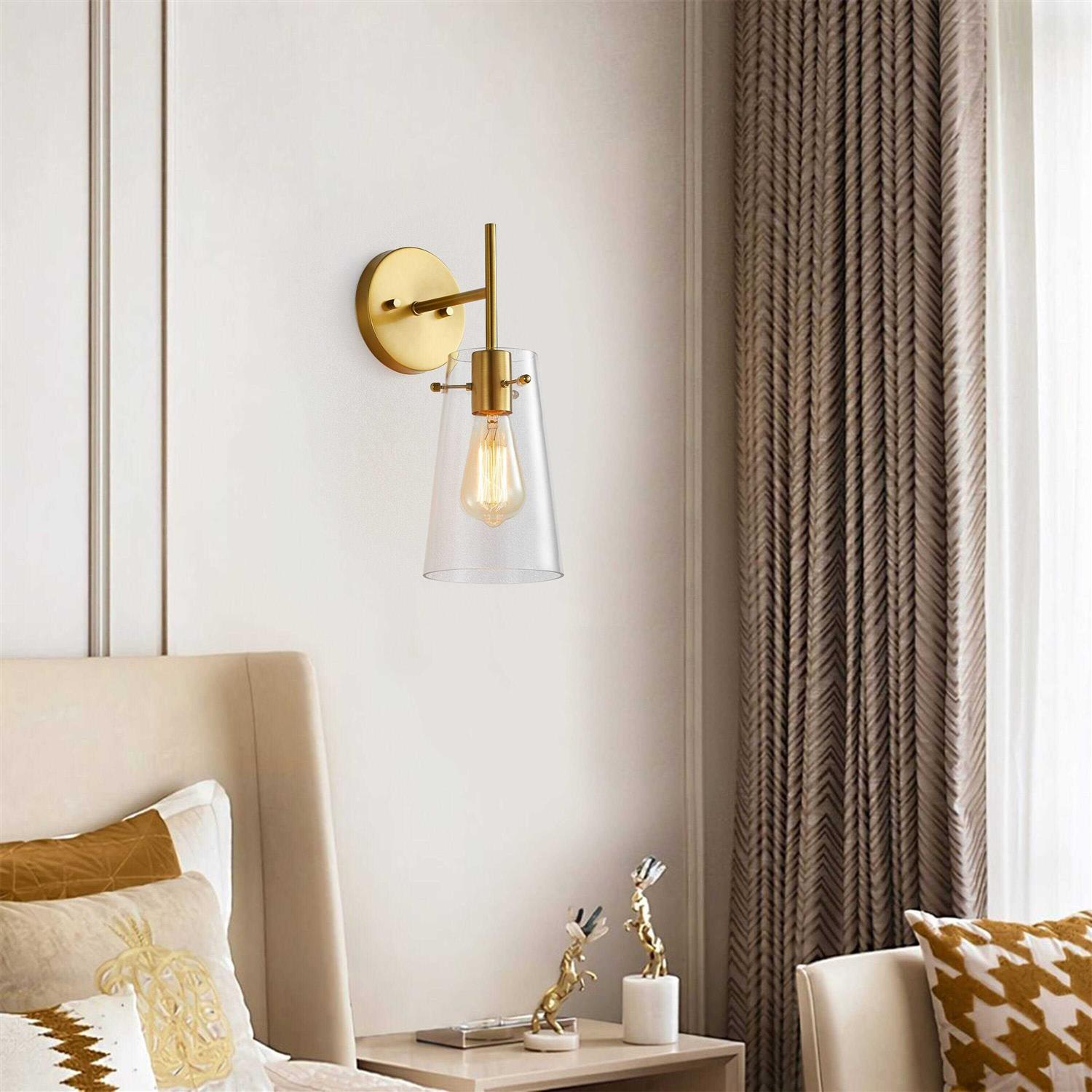 1 Light Dimmable Armed Sconce Kawoti