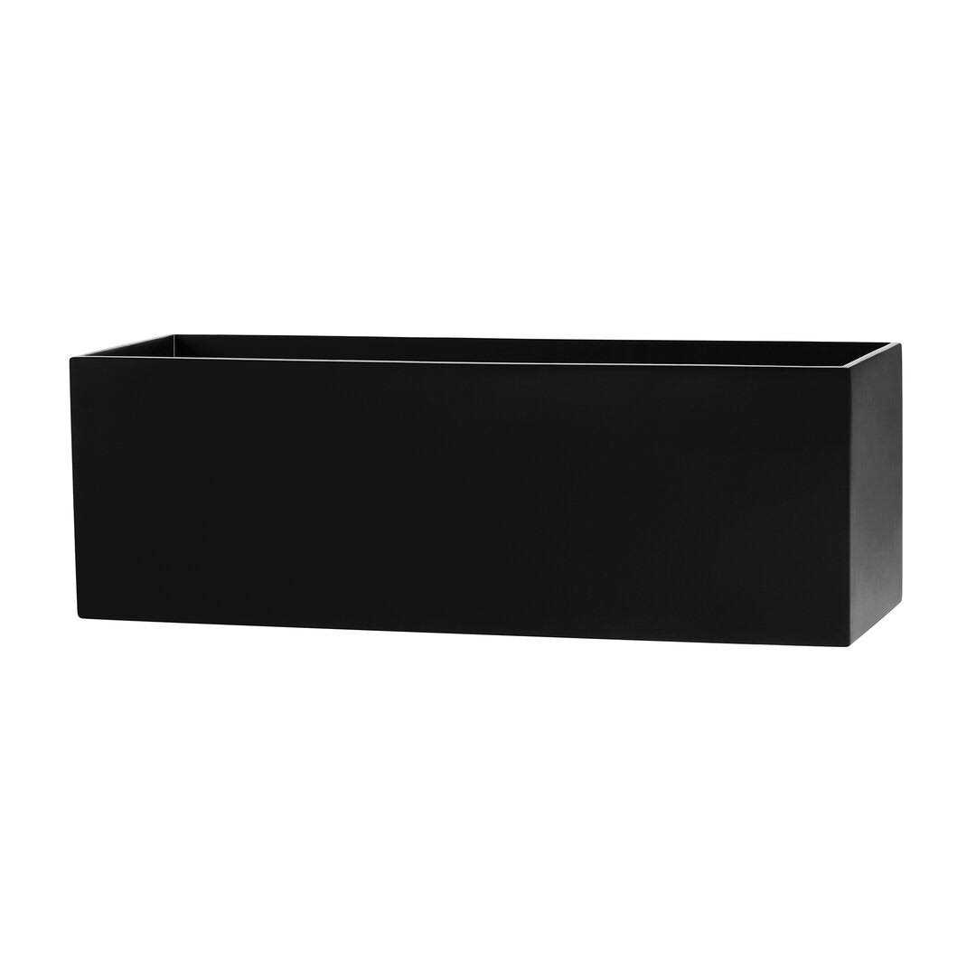 Barclay Fiberglass Planter Box Color Black