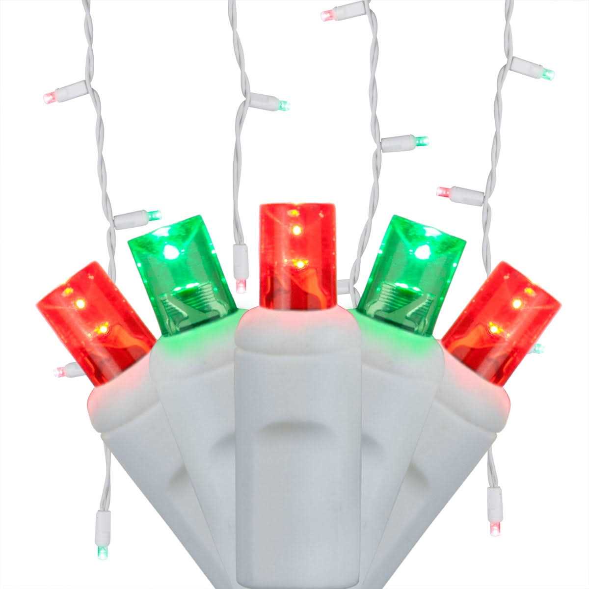 Wintergreen Lighting 7 ft. 70-Light LED M5 Icicle Light Set