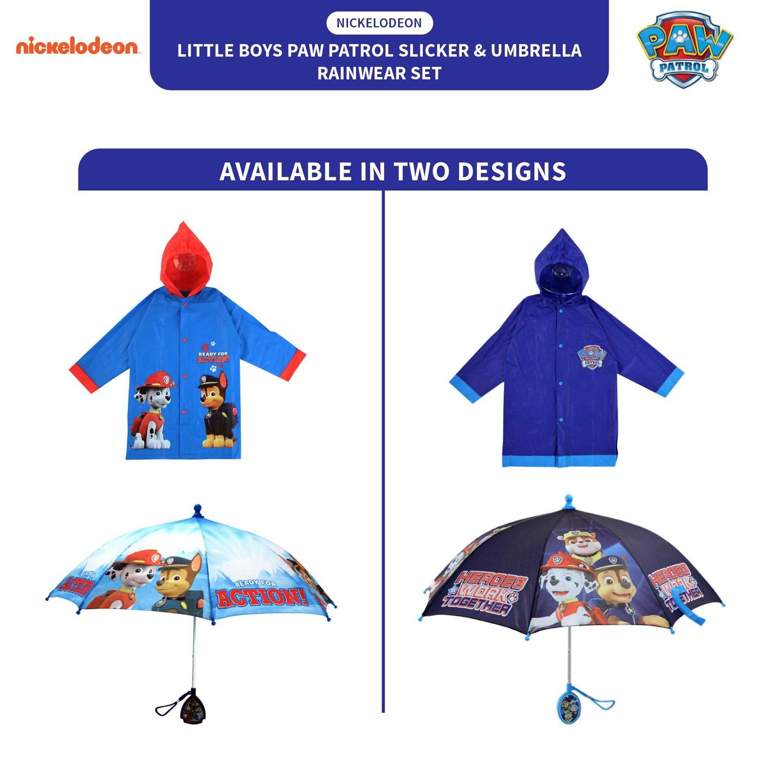 Nickelodeon Paw Patrol Raincoat and Umbrella Set Kids