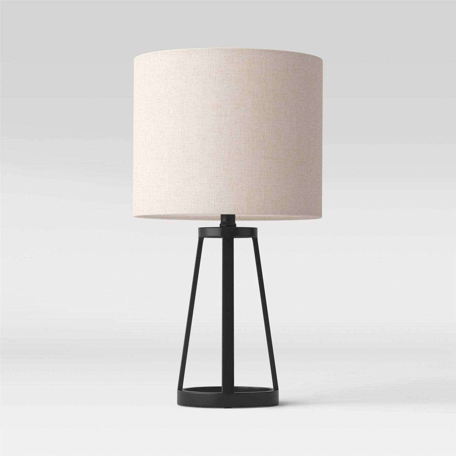 Threshold Medium Modern Industrial Assembled Table Lamp Black