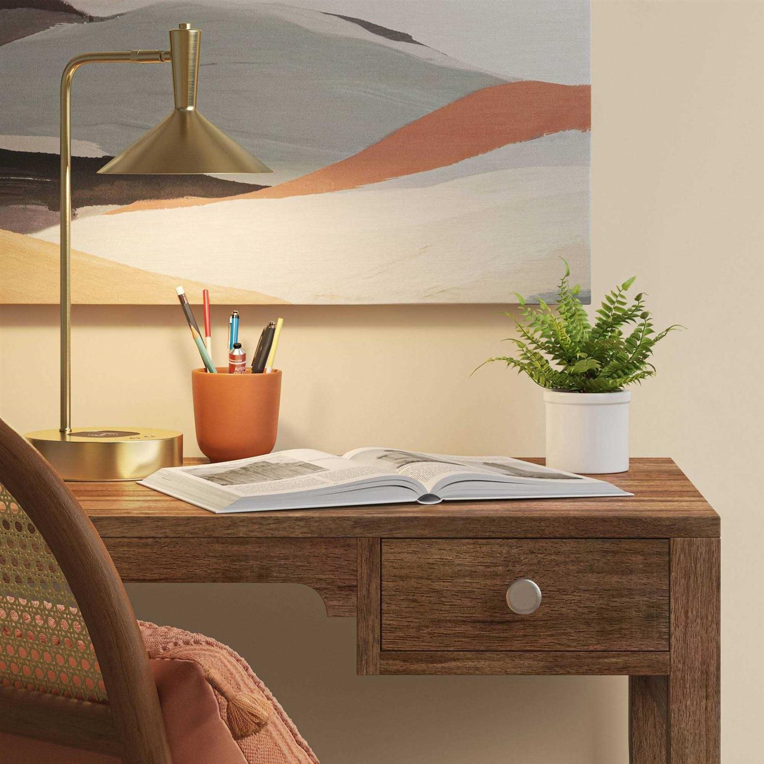 Threshold LED Wireless Charging Task Lamp with USB