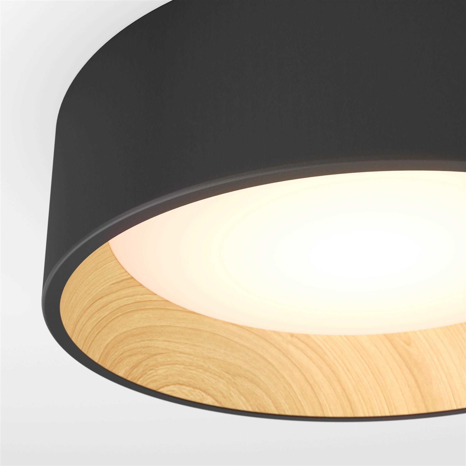 Artika Alton Integrated LED Flush Mount Black
