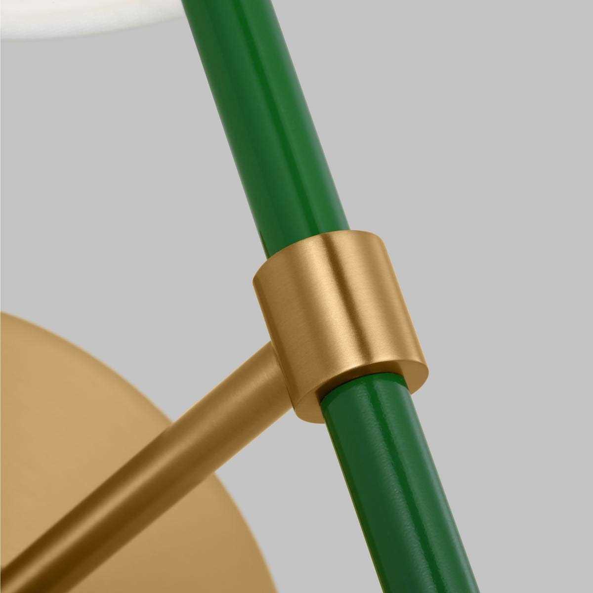 Visual Comfort Studio Monroe Wall Sconce KSW1081BBSGRN