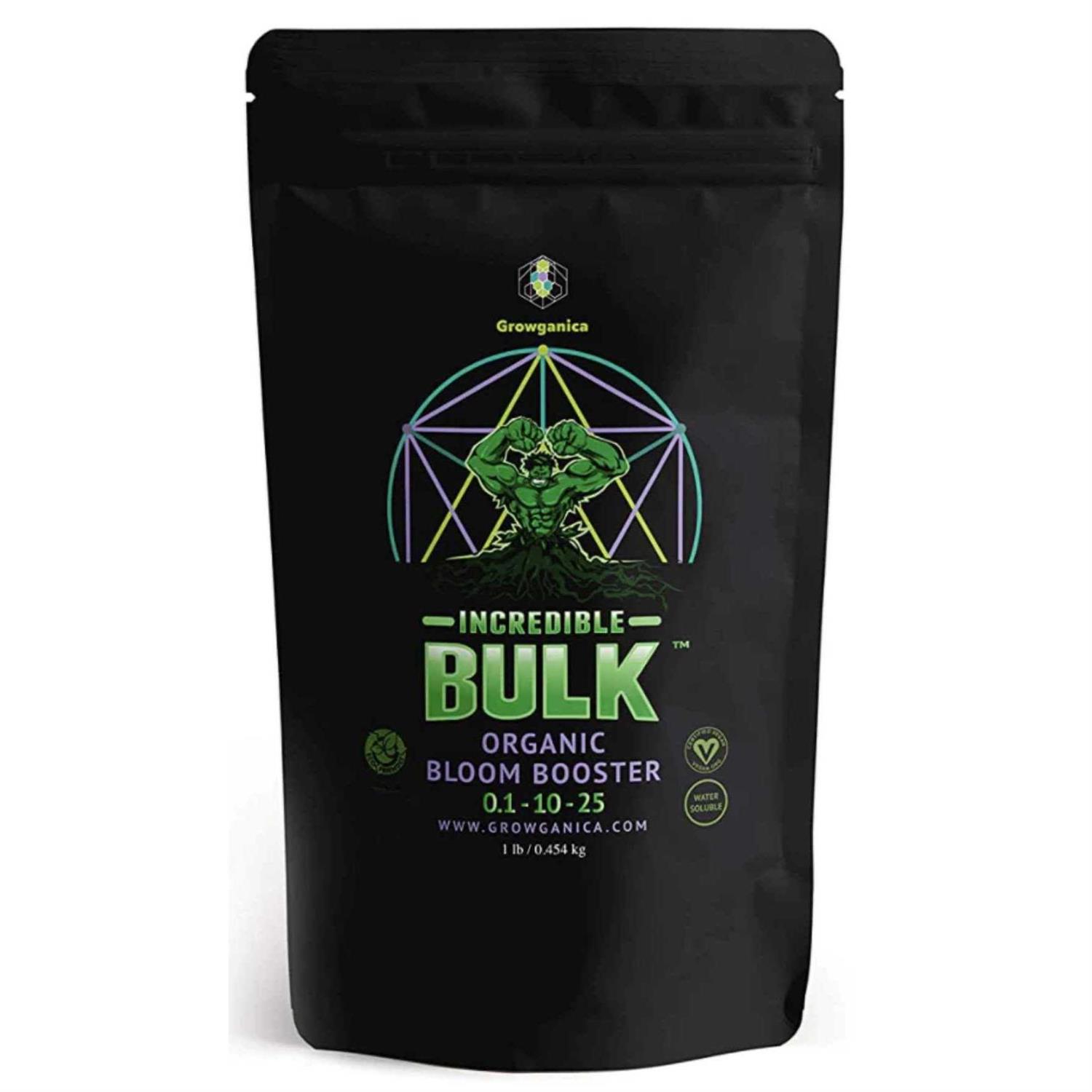 Bloom Booster Incredible Bulk 0.1-10-25 Vegan Organic Plant Food