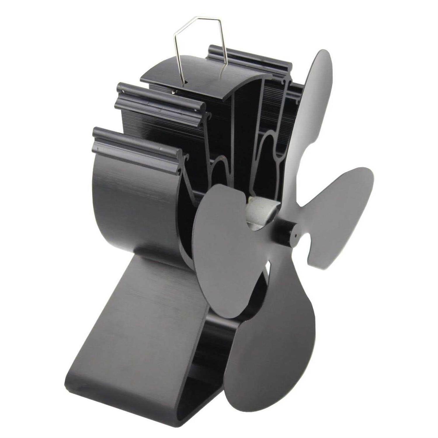 Voda 4-blade Heat Powered Stove Fan for Wood/Log Burner/fireplace increases 80% more warm air than 2 blade Fan