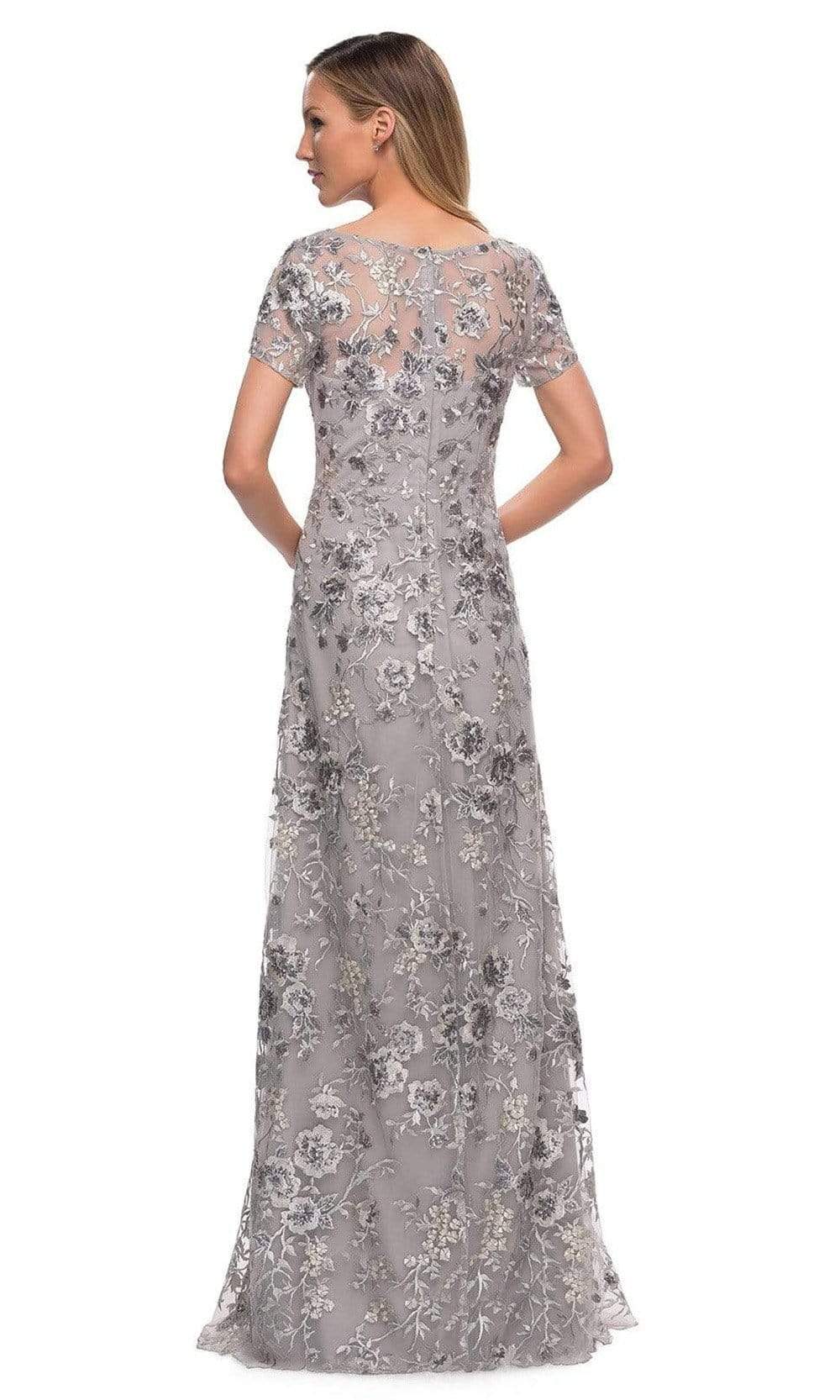 29281 Floral Embroidered A-line Mother of the Groom Gown