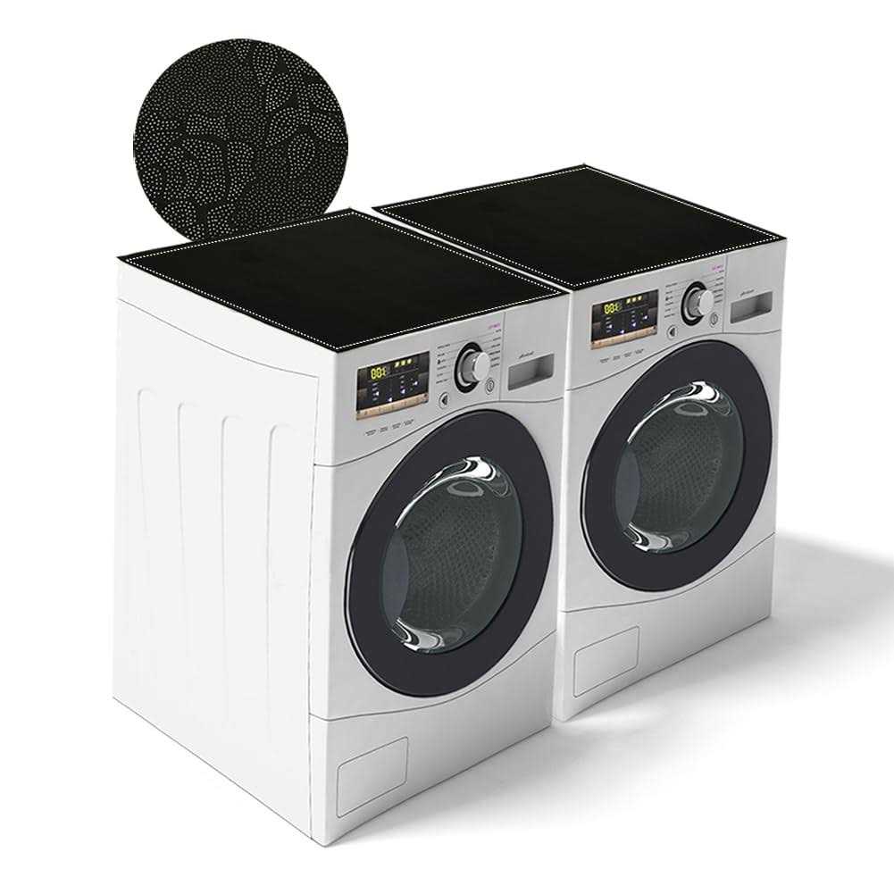 2PCS Washer and Dryer Top Mat Cover, Non-slip Washer and Dryer Covers for Top Protector