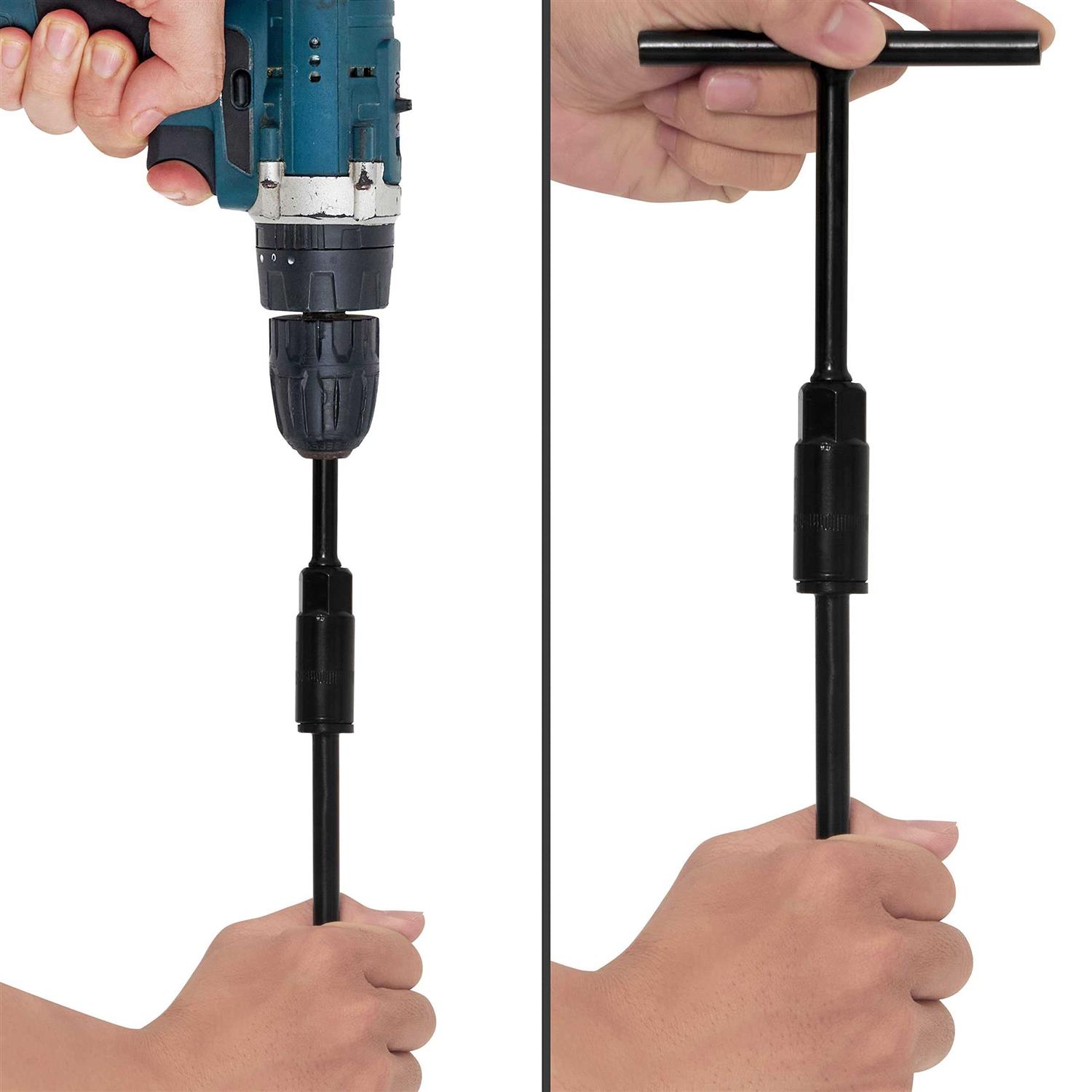 VASGOR 16” Ground Anchors Easy to Use with Drill Heavy Duty Anchor Hook for Camping Tent