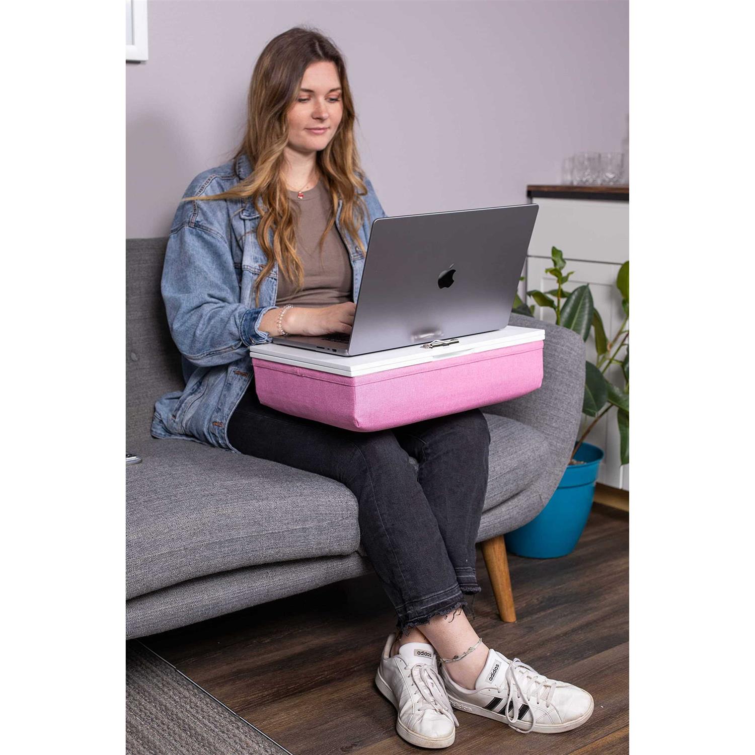 BIRDROCK HOME Lap Desk with Storage and Cushion
