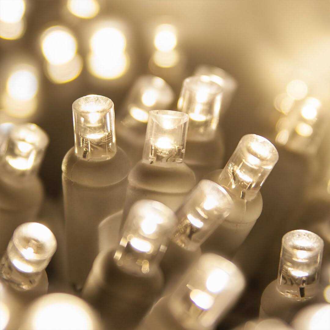 70 5mm Cool White LED Christmas Lights