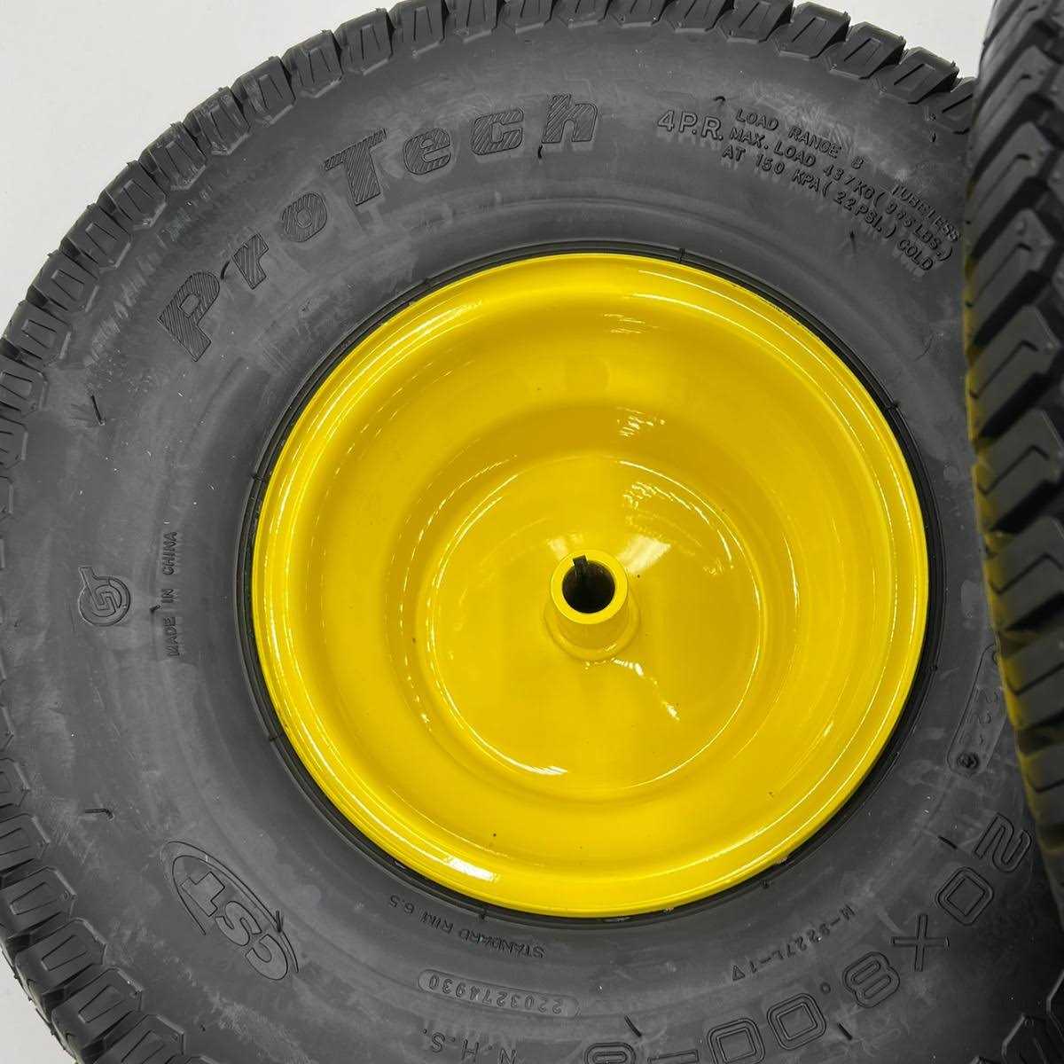 20×8.00-8 Lawn Mower Wheels Turf Tech Tread