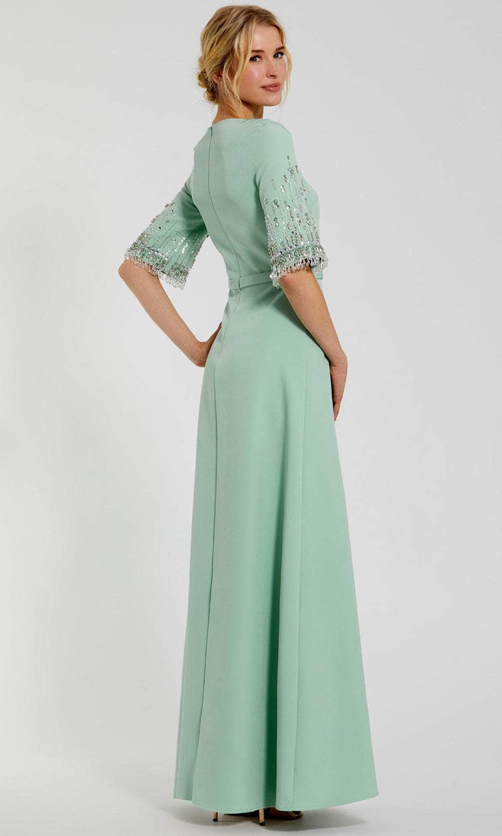 Sleeveless A-Line Prom Gown