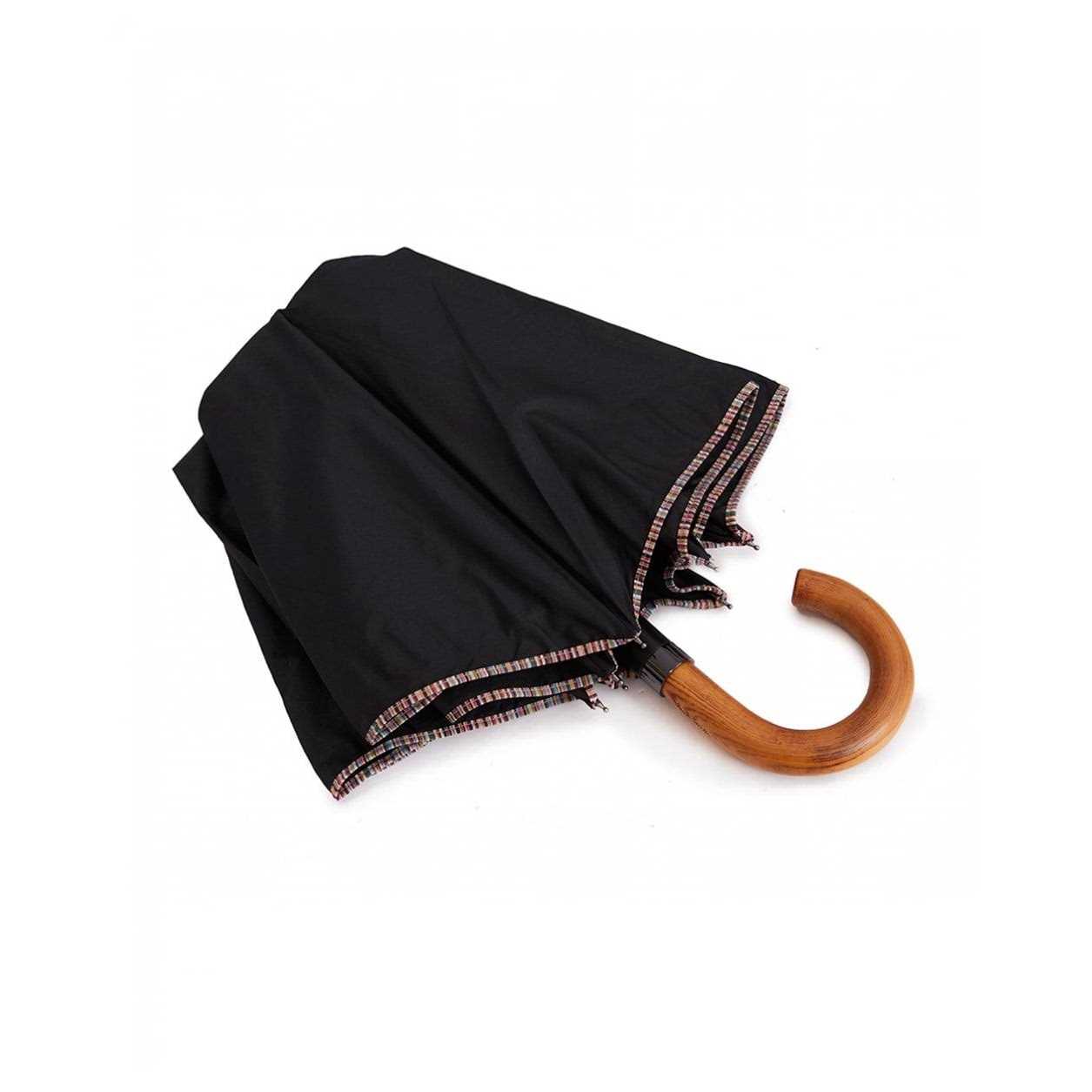 Paul Smith Black Signature Stripe Border Umbrella