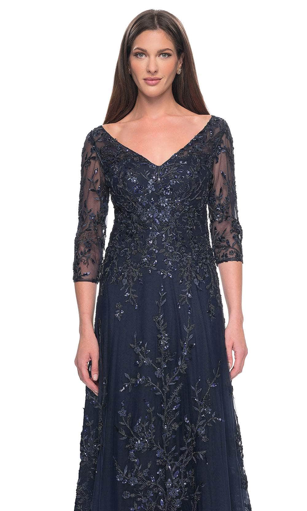Lace Sequin Formal Dress