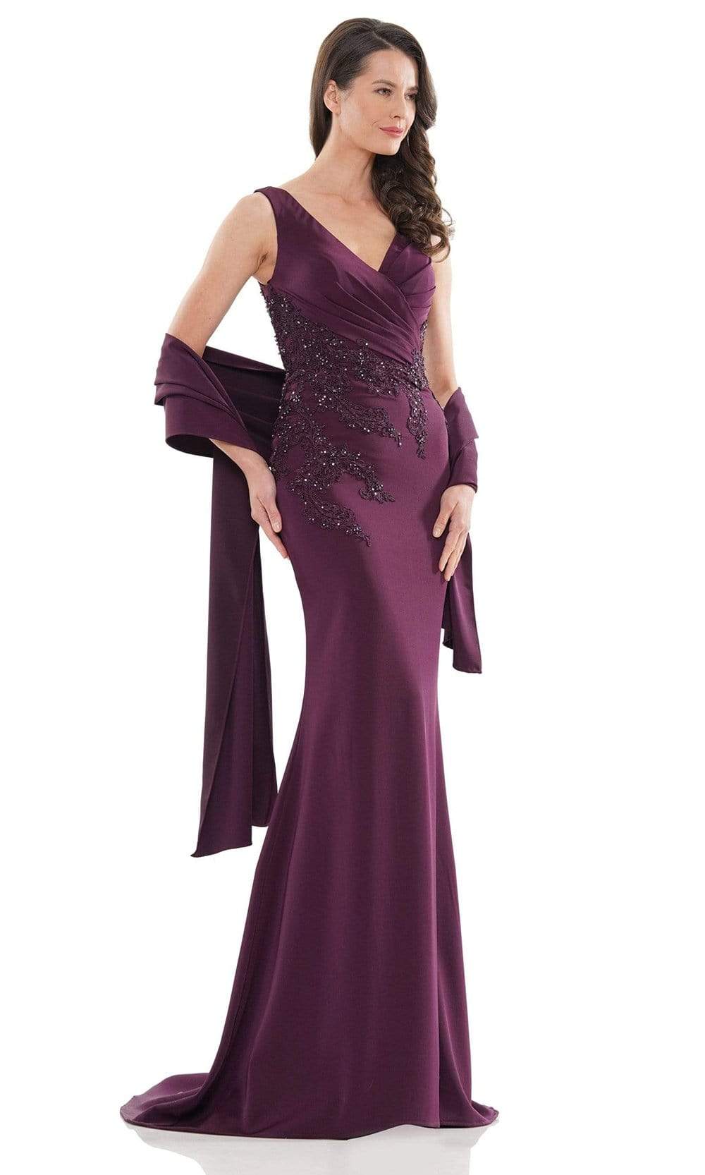 MV1147 Sleeveless Fitted Sheath Gown