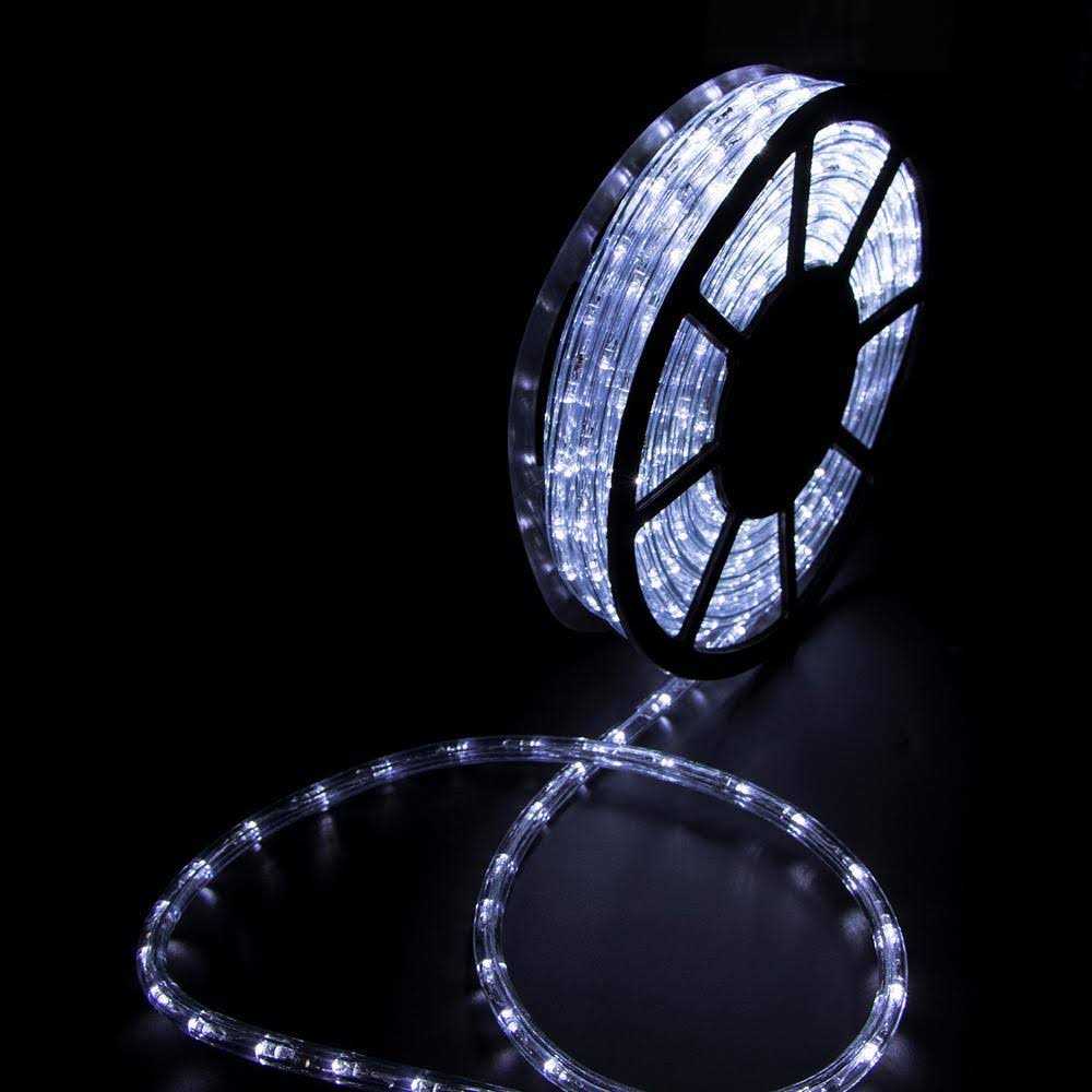 Wonline Outdoor 100 ft. 110-Volt Plug-In Warm White Color Changing Light LED Rope Light
