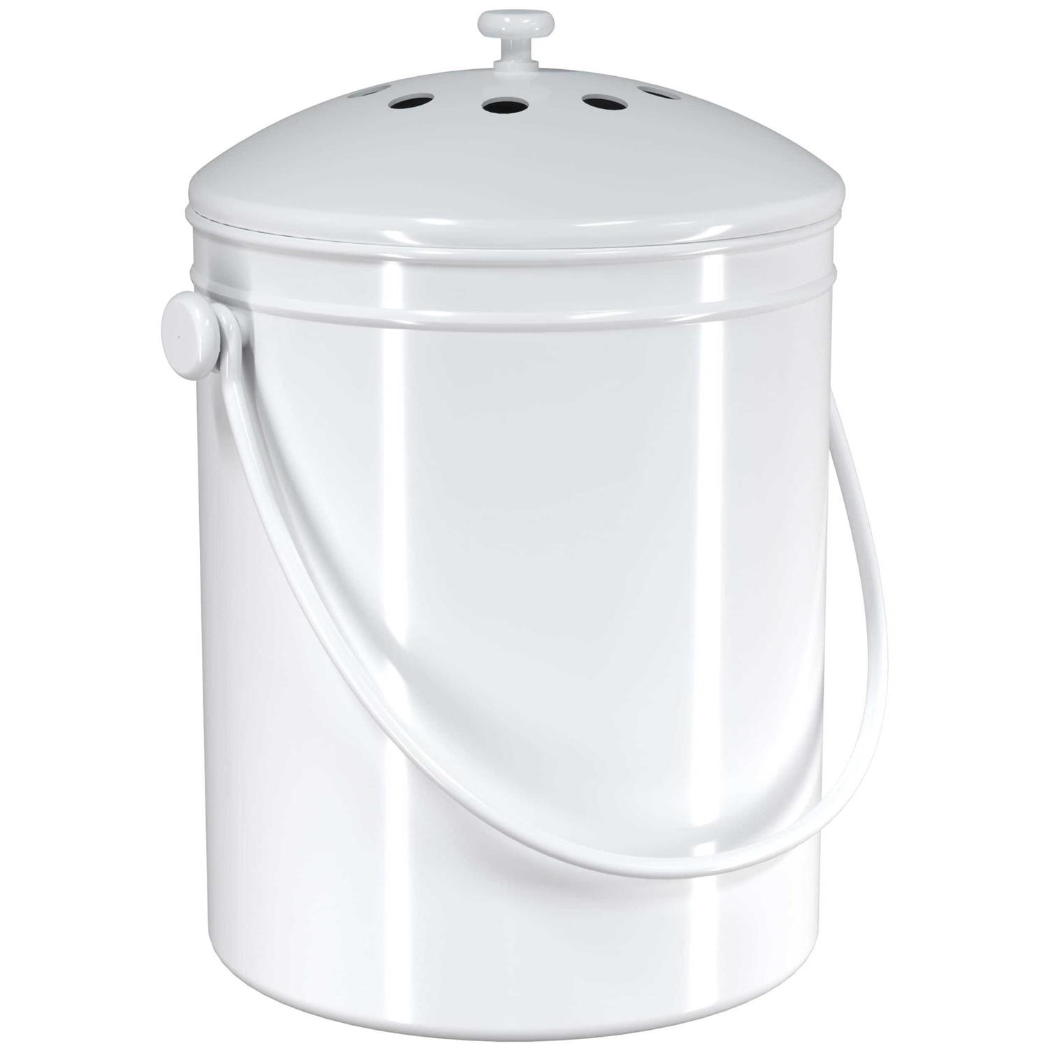 Utopia Kitchen Compost Bin for Kitchen Countertop 1.3 Gallon Compost Bucket for Kitchen with Lid