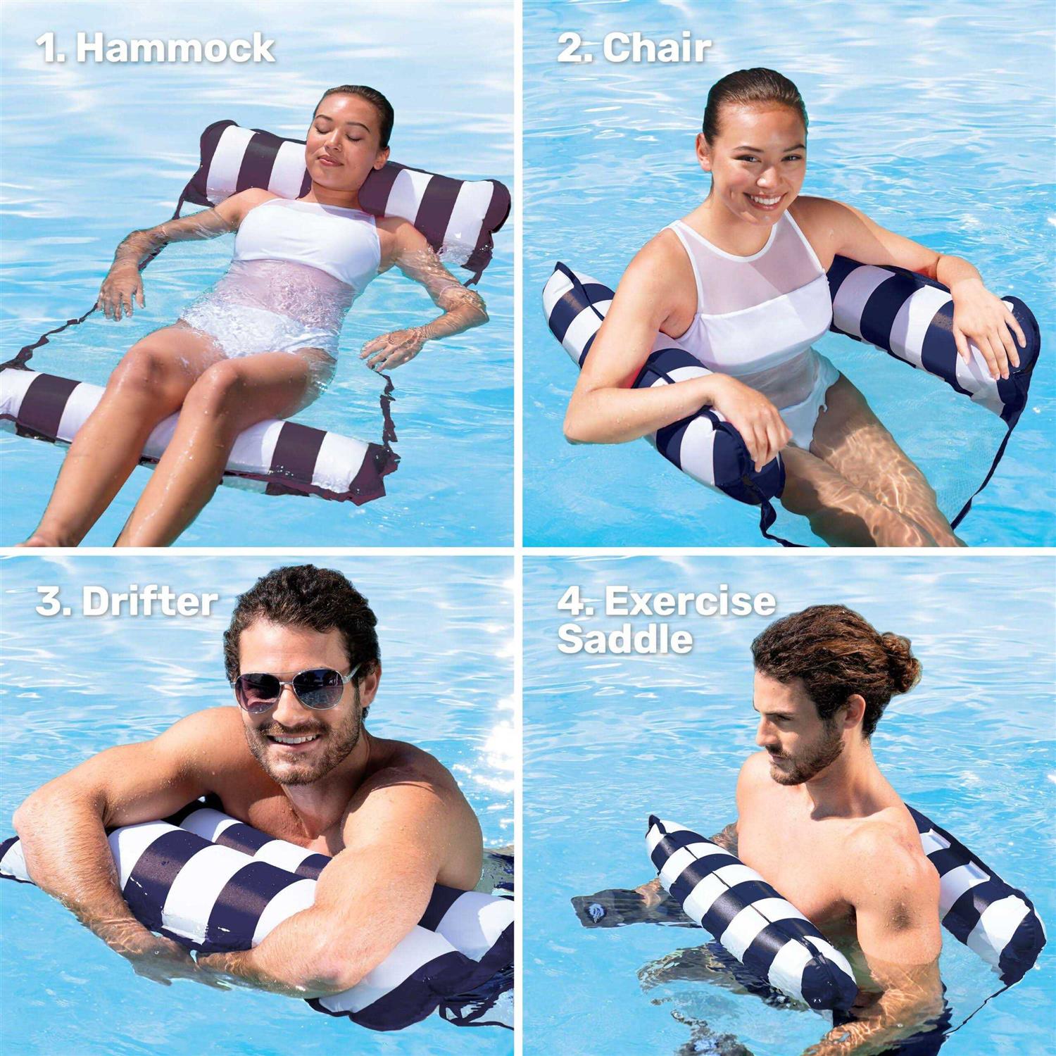 Aqua 4-in-1 Monterey Hammock Pool Float