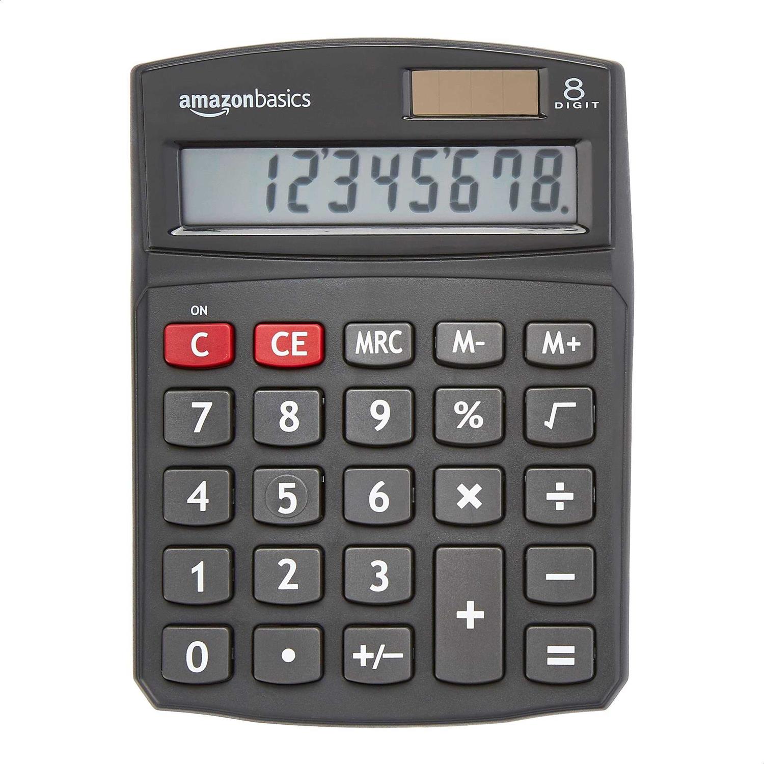 Amazon Basics Lcd 8-Digit Desktop Calculator